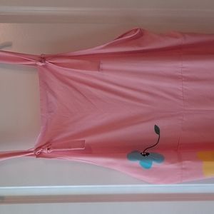 Pink flowered 💐 jumpsuits..lite weight material..side zipper..NEW